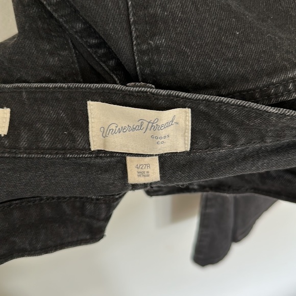 Black Universal Thread High Rise Boot Cut - Picture 3 of 3